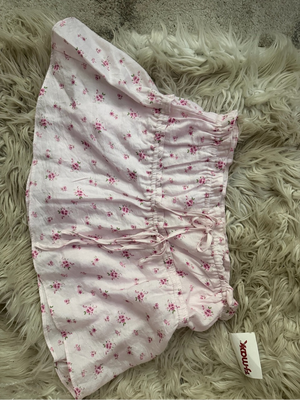 Love Tree Pink Floral Skirt NWT